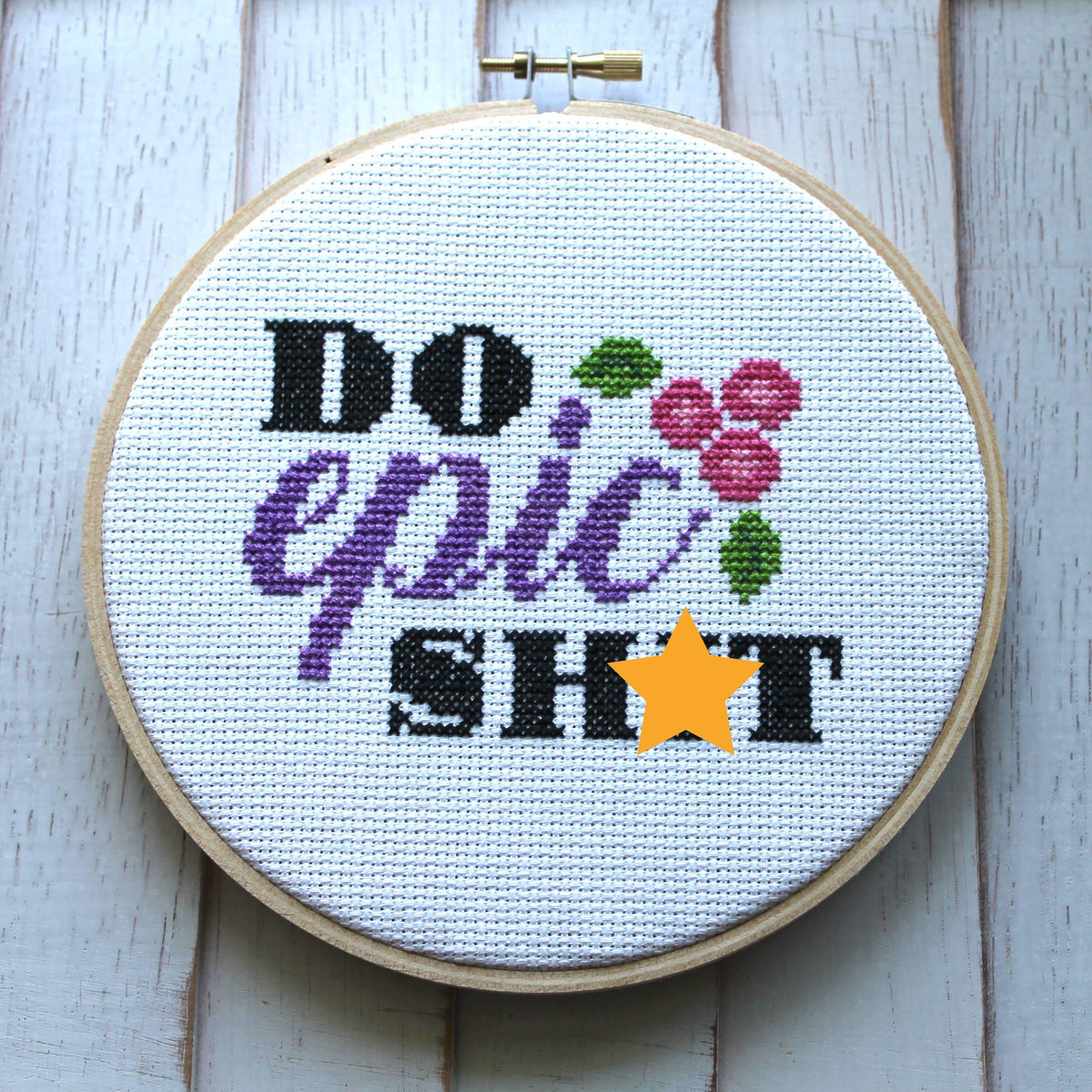 Cross Stitch Kit | Do Epic Sh*t – the grAttitude shop