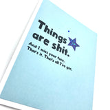 Card | Miss You |  Things Are Sh*t Miss Your Face