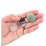 Card | Crystals | Amethyst, Rose Quartz & Green Aventurine