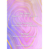 Card | Crystals | Amethyst, Rose Quartz & Green Aventurine