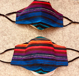 Mask | Bat Wing | Vibrant Stripes | Pair