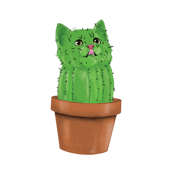 Sticker | Cacti Cat