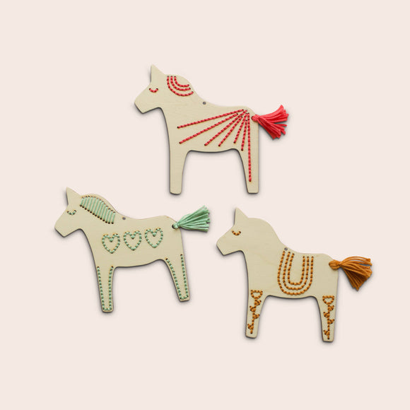 Craft | Embroidery Kit | Dala Horse