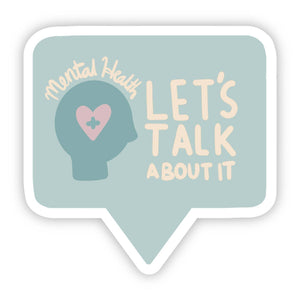 Sticker | Mental Health | Let's Talk About It