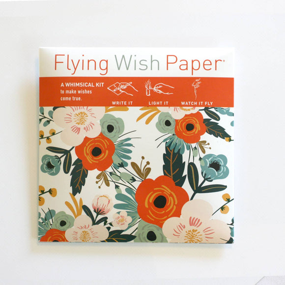 Wish Paper | Orange Blossoms | Mini kit with 15 Wishes + accessories