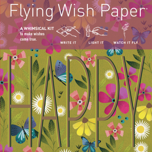Wish Paper | HAPPY | Mini kit with 15 Wishes + accessories
