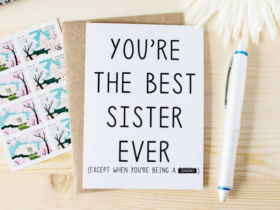 Card | Best Sister Ever