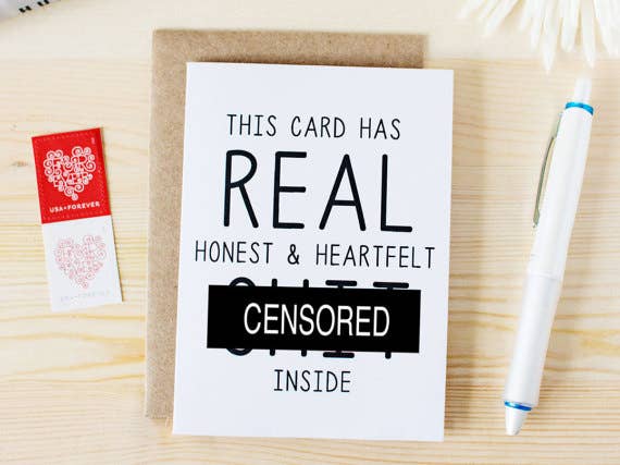 Card | Real Honest & Heartfelt
