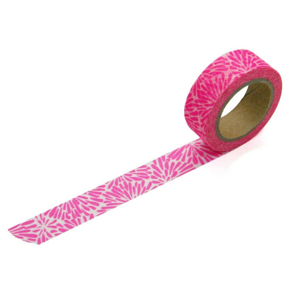 Washi Tape | Neon Pink Mum