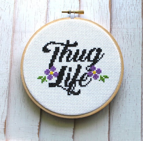 Cross Stitch Kit | Thug Life