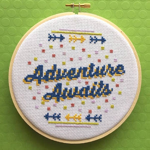 Cross Stitch Kit | Adventure Awaits