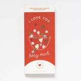 Card with Chocolate Bar Inside | I Love You Berry Much