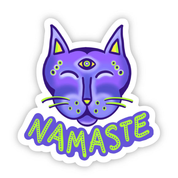 Sticker | Namaste Cat
