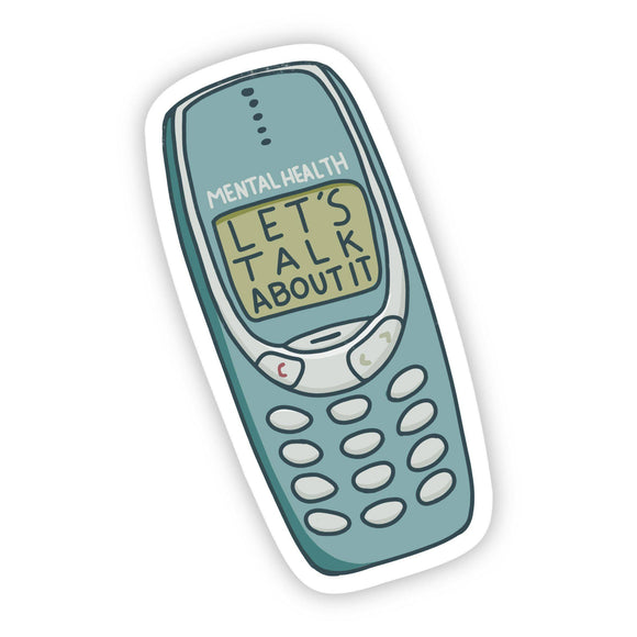 Sticker | Mental Health | Let's Talk About It Phone