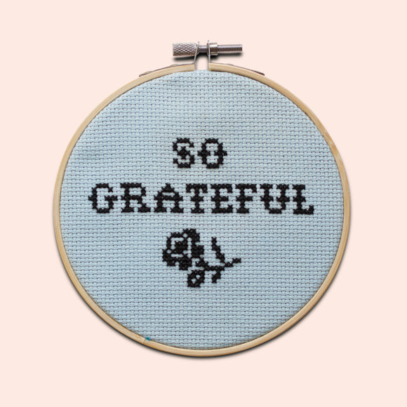 Craft | Cross Stitch Kit | So Grateful