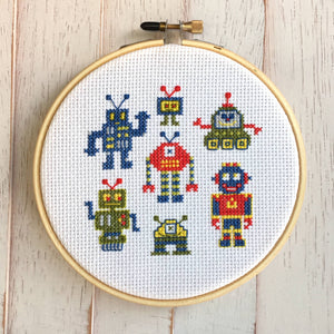 Cross Stitch Kit | Robot