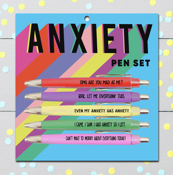 Pens | Anxiety Pen Set