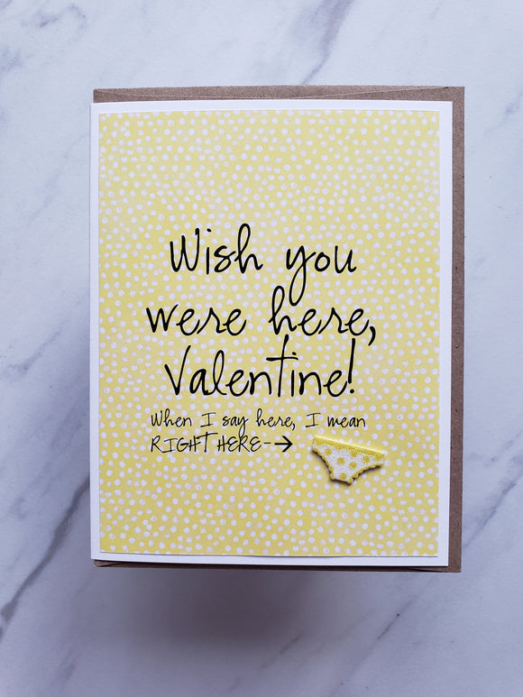 Card | Valentine | Wish You Were Here