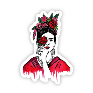 Sticker | Frida Kahlo | Roses
