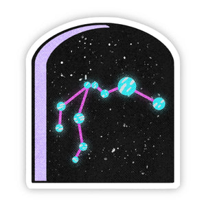 Sticker | Zodiac | Aquarius Constellation