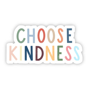 Sticker | Choose Kindness Multicolor Lettering