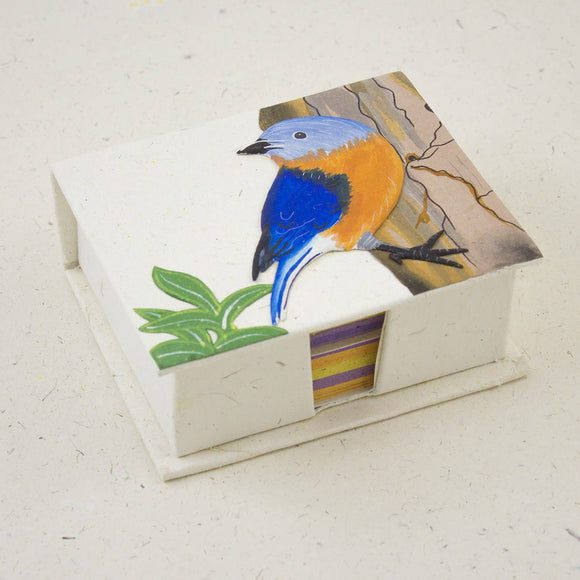 Note Box | Bluebird | Natural White