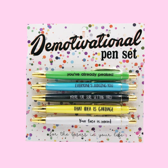 Pens | Demotivational Pen Set