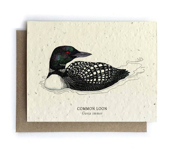 Card | Plantable Seed Paper | Loon