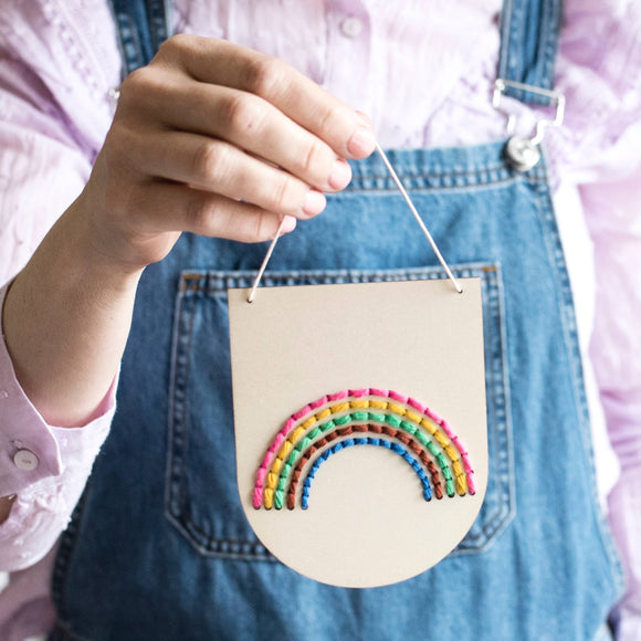 Craft | Embroidery Banner Kit | Rainbow