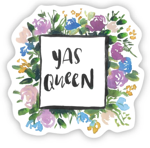 Sticker | Yas Queen - Floral
