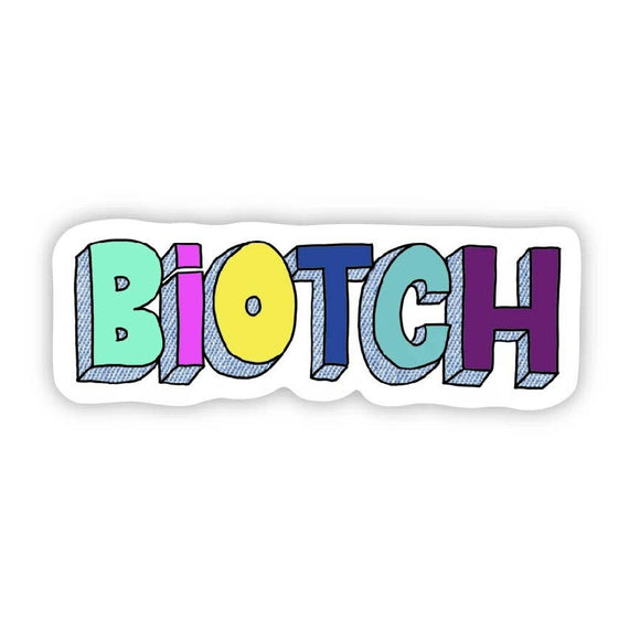 Sticker | 90s | Biotch