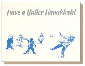 Card | Baller Hanukkah