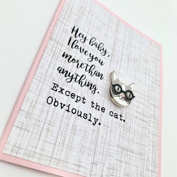 Card | Love You More than Anything Except the Cat
