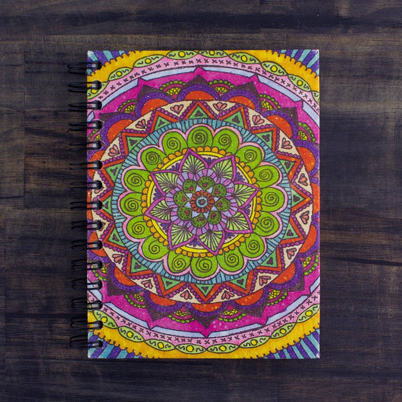 Notebook | Elephant Poo | Valentina Mandala | Large