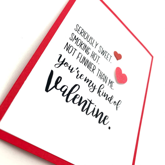 Card | Valentine | Not Funnier than Me