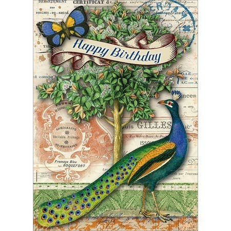 Card | Birthday | Peacock
