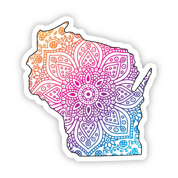 Sticker | Wisconsin Mandala
