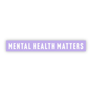 Sticker | Mental Health Matters | Purple
