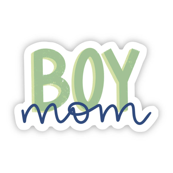Sticker | Boy Mom Green & Blue