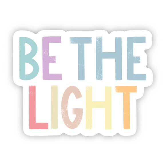 Sticker | Positivity | Be The Light Lettering