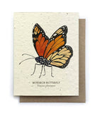 Card | Plantable Seed Paper | Monarch Butterfly