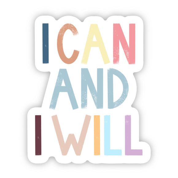 Sticker | Positivity | I Can and I Will