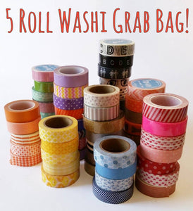 Washi Tape | 5-Roll Grab Bag