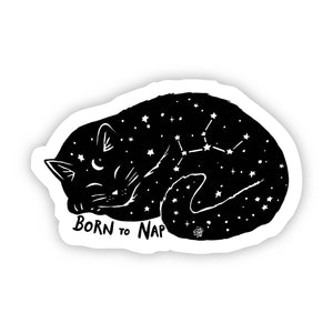 Sticker | Born to Nap Cat