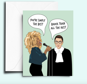 Card | RBG & Tina Turner