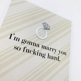 Card | Wedding | Marry You So F*cking Hard