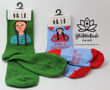 Socks | Greta | Green | Ankle Medium