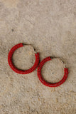 Earrings | Maasai Beaded | Hoops | Multiple Colors
