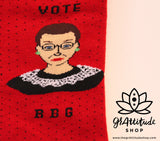 Socks | RBG | Vote Red | Ankle Medium