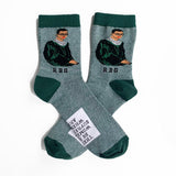 Socks | RBG | Green Stripe | Ankle Medium